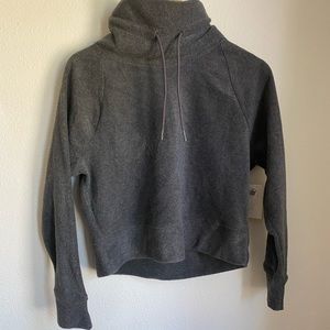 Old Navy Grey Fuzzy Turtle Neck Sweater